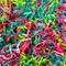 Hawaiian Luau Crinkle Paper Shred 1 lb Tropical Gift Easter Grass Basket Filler – Decorative Paper Filler for Gift Baskets, Party Favor Boxes, Candy Tables & Luau Party Decorations